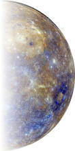 Mercury-like planet illustrating web design service
